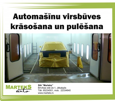 Automašīnu virsbūves krāsošana un pulēšana