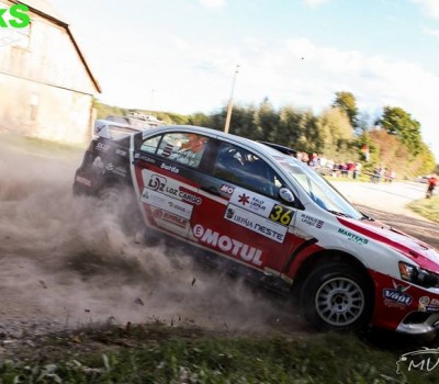 Sirmacis/Šimins līderi pēc ''Rally Liepāja'' pirmās dienas 