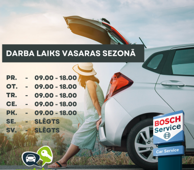 Darba laika izmaiņas vasaras sezonā